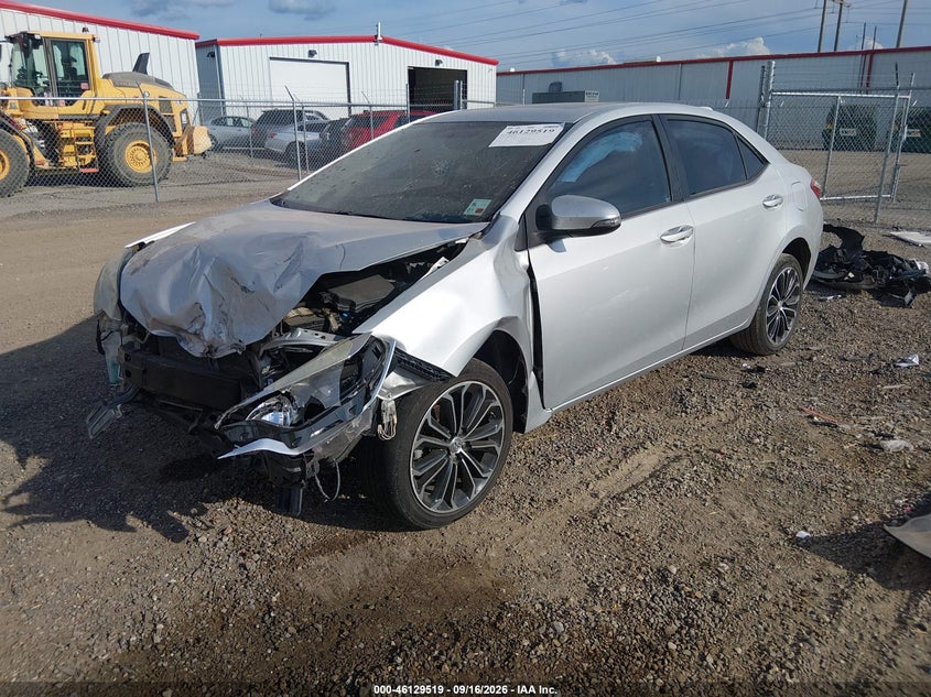 Vin: 5yfburhe4fp309793, lot: 46629239, toyota corolla s premium 20152
