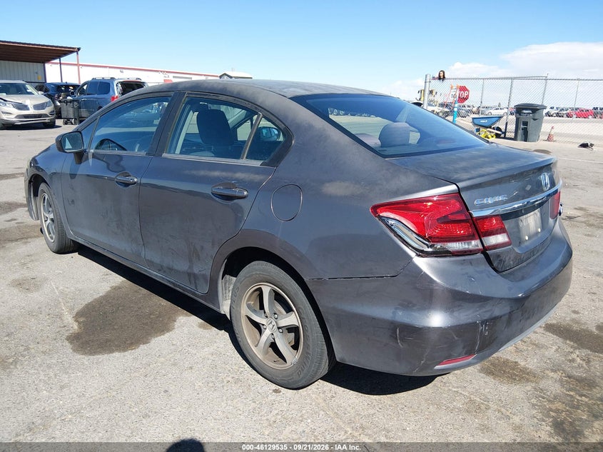 Vin: 2hgfb2f71fh518824, lot: 46629255, honda civic se 20153