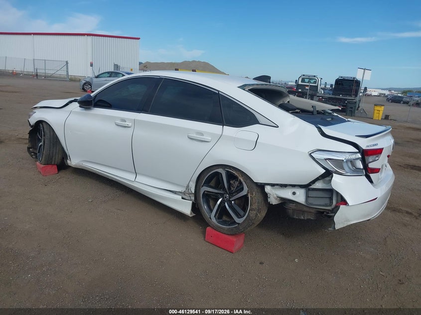 Vin: 1hgcv1f49ma054218, lot: 46629261, honda accord sport special edition 20213