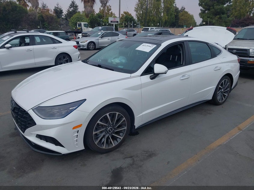 Vin: kmhl34j21na191596, lot: 46629263, hyundai sonata limited 20222