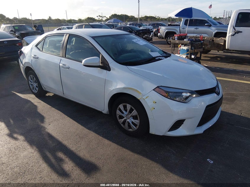 Vin: 5yfbprhe1ep008582, lot: 46629286, toyota corolla le eco 2014 img_1