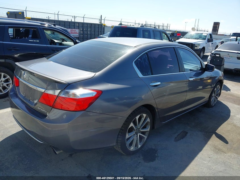 Vin: 1hgcr2f54fa125413, lot: 46629301, honda accord sport 20154
