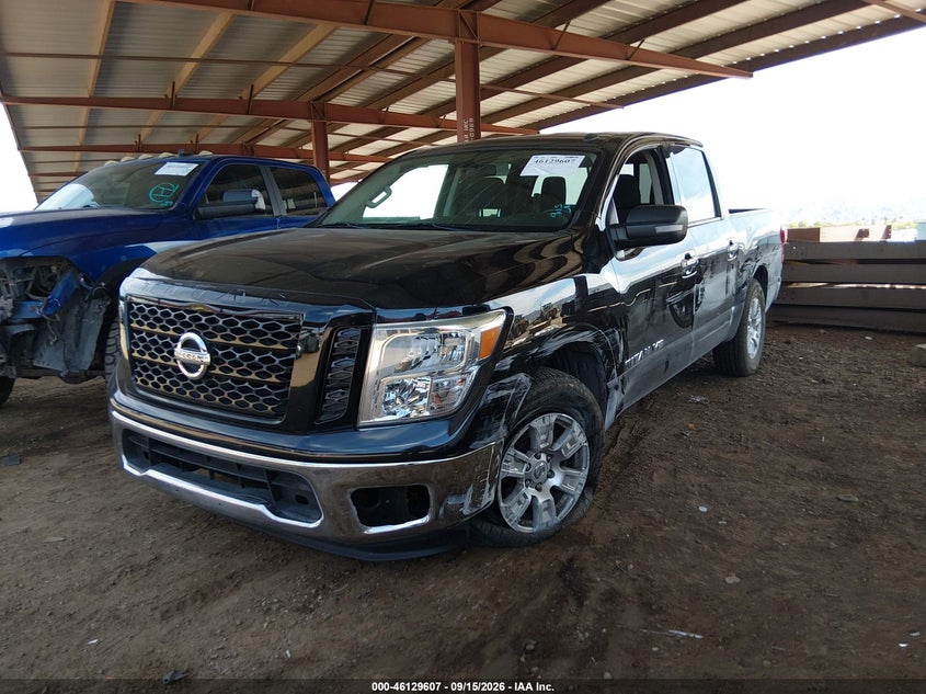 Vin: 1n6aa1ek6kn511961, lot: 46629327, nissan titan sv 20192