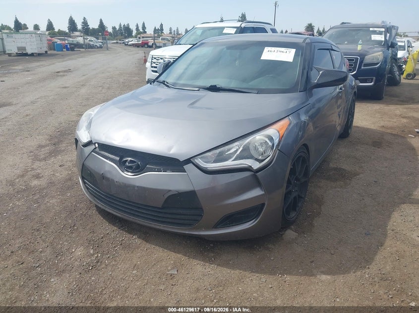 Vin: kmhtc6ad0gu268733, lot: 46629337, hyundai veloster 20162