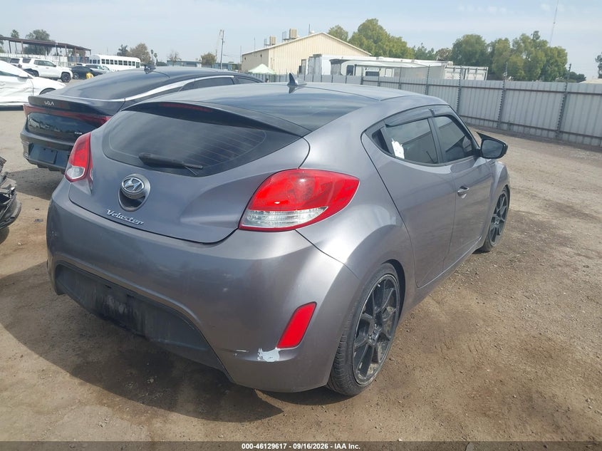 Vin: kmhtc6ad0gu268733, lot: 46629337, hyundai veloster 20164