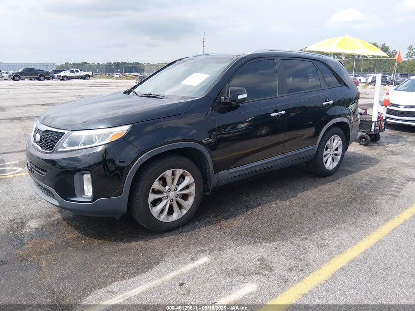 Vin: 5xyku4a77fg551271, lot: 46629351, kia sorento ex v6 20152