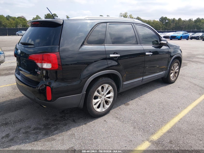 Vin: 5xyku4a77fg551271, lot: 46629351, kia sorento ex v6 20154