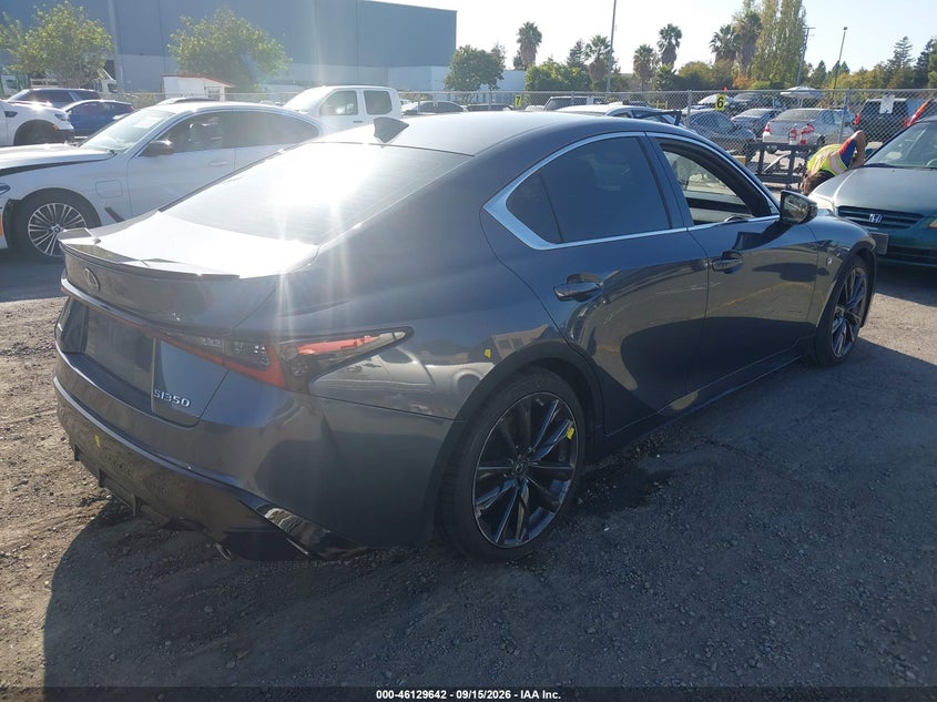 Vin: jthgz1b25m5044298, lot: 46629362, lexus is 350 f sport 20214