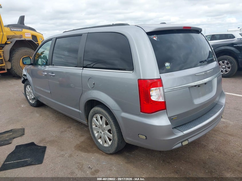 Vin: 2c4rc1bg9gr229386, lot: 46629372, chrysler town & country touring 20163