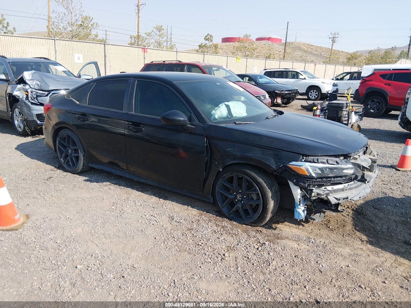 Vin: 2hgfe2f54nh574910, lot: 46629381, honda civic sport 2022 img_1