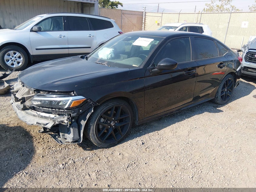 Vin: 2hgfe2f54nh574910, lot: 46629381, honda civic sport 20222