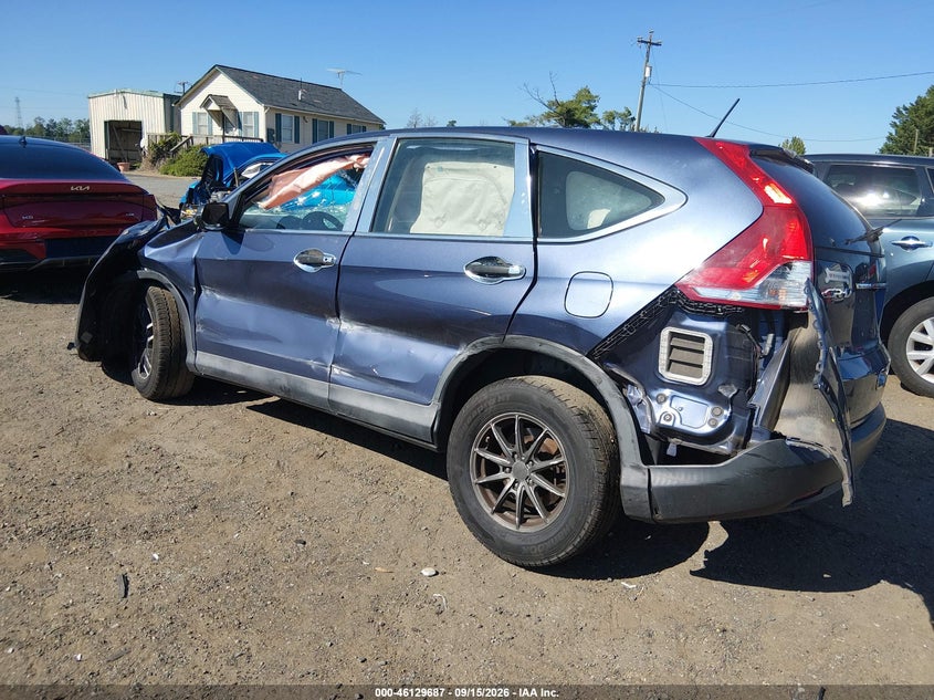 Vin: 2hkrm4h31dh688892, lot: 46629407, honda cr-v lx 20133