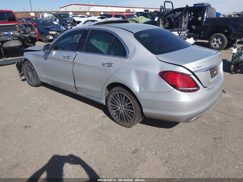 Vin: wddwf8db2lr560661, lot: 46629434, mercedes-benz c 300 20203