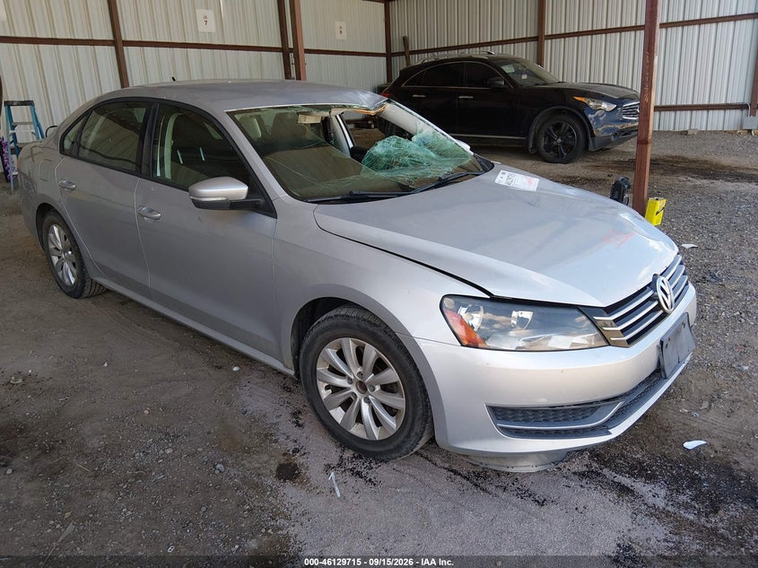 Vin: 1vwap7a36cc005365, lot: 46629435, volkswagen passat 2.5l s 2012 img_1