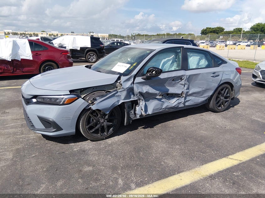 Vin: 2hgfe2f51rh532801, lot: 46629469, honda civic sport 20242