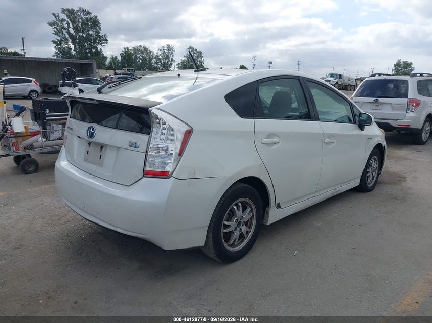 Vin: jtdkn3du0a1115265, lot: 46629494, toyota prius ii 20104
