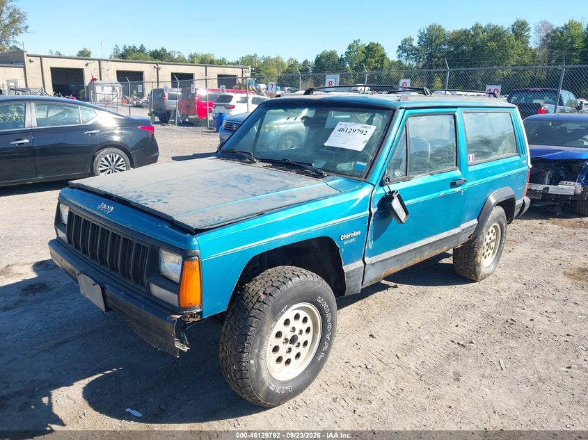 1993 Jeep Cherokee, Звичайний знос, IAAI, VIN 1J4FJ67S7PL515744 — фото 2