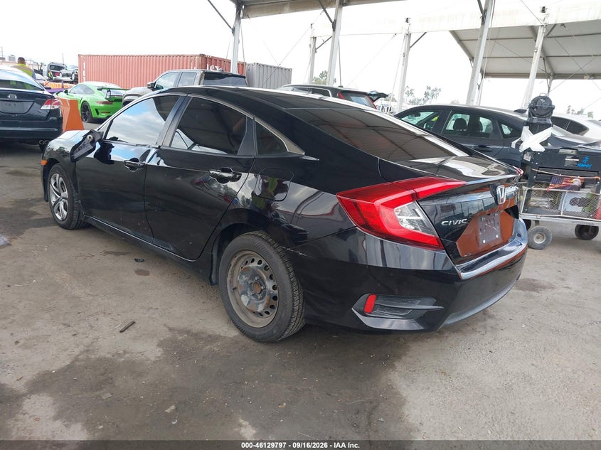Vin: 19xfc2f58ge235831, lot: 46629517, honda civic lx 20163