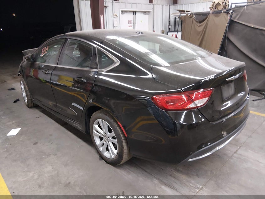 Vin: 1c3cccab6fn568811, lot: 46629520, chrysler 200 limited 20153
