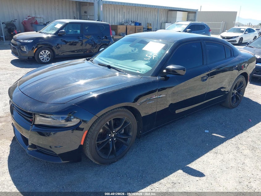 Vin: 2c3cdxct4jh234661, lot: 46629546, dodge charger r/t rwd 20182