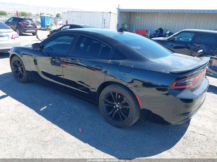 Vin: 2c3cdxct4jh234661, lot: 46629546, dodge charger r/t rwd 20183