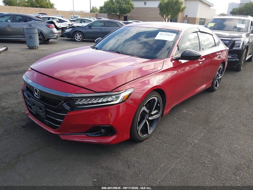 Vin: 1hgcv2f30ma023243, lot: 46629555, honda accord sport 2.0t 20212