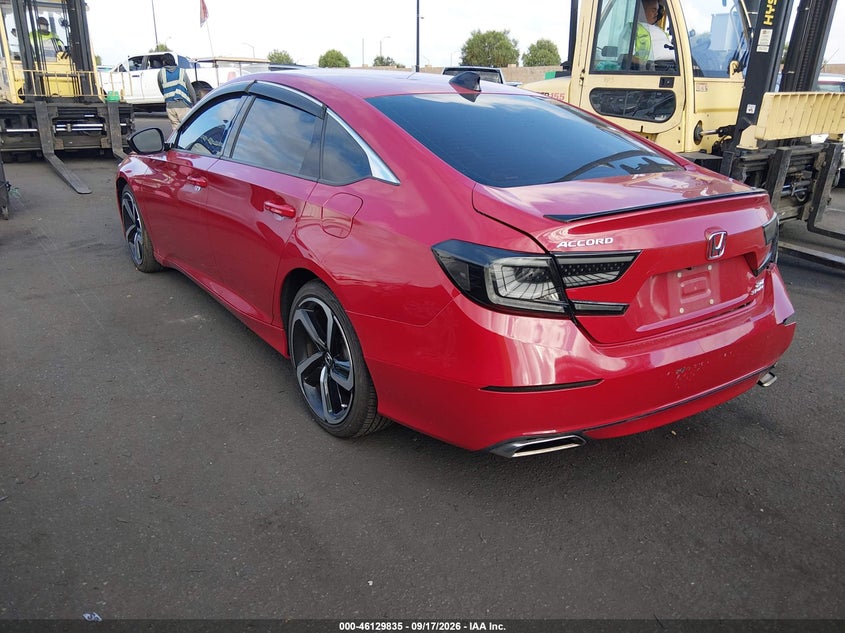 Vin: 1hgcv2f30ma023243, lot: 46629555, honda accord sport 2.0t 20213