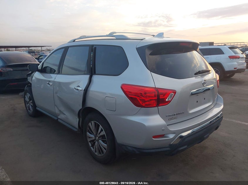 Vin: 5n1dr2mm7kc652353, lot: 46629563, nissan pathfinder s 20193