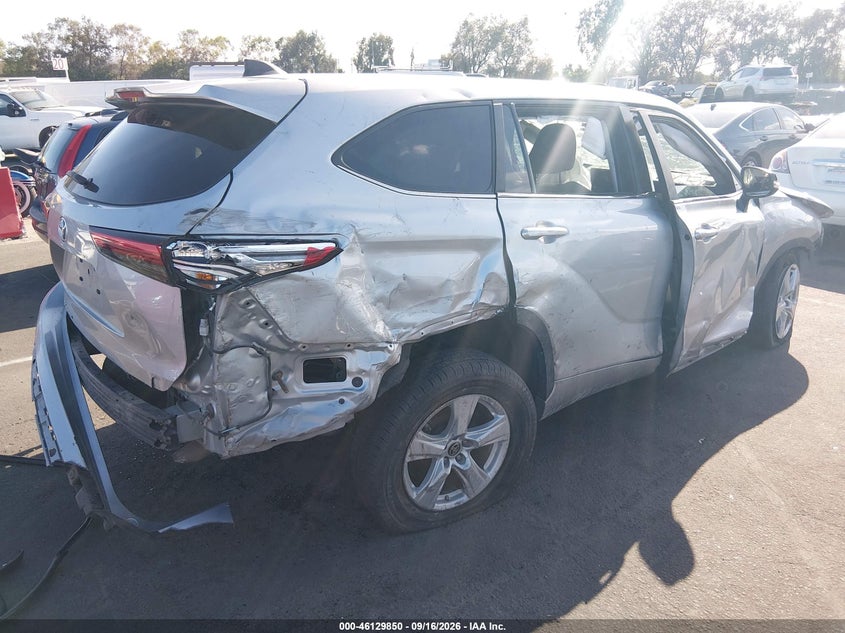 Vin: 5tdkdrah1ps502044, lot: 46629570, toyota highlander l 20234