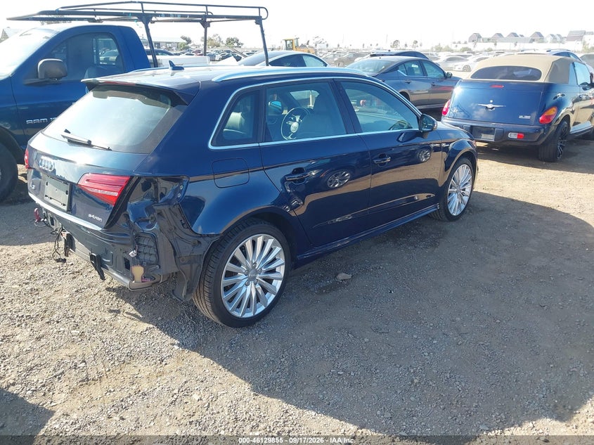 Vin: wautpbff2ha134222, lot: 46629575, audi a3 e-tron 1.4t premium 20174
