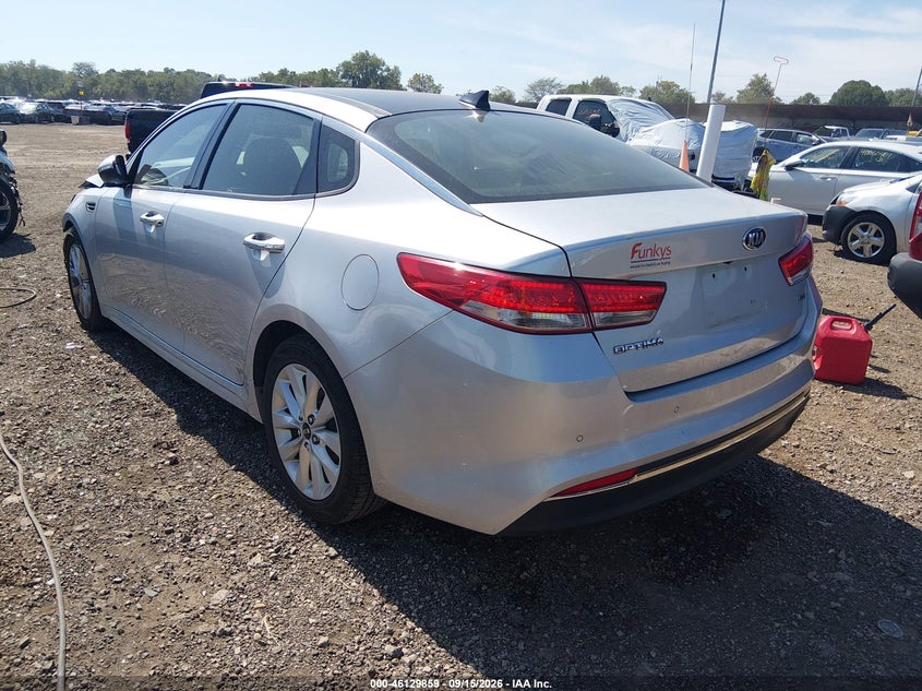 Vin: 5xxgu4l32jg215928, lot: 46629579, kia optima ex 20183