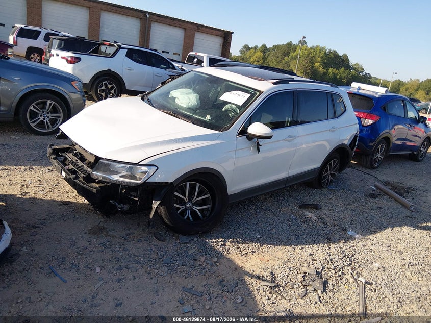Vin: 3vv2b7ax5jm219270, lot: 46629594, volkswagen tiguan 2.0t se/2.0t sel 20182