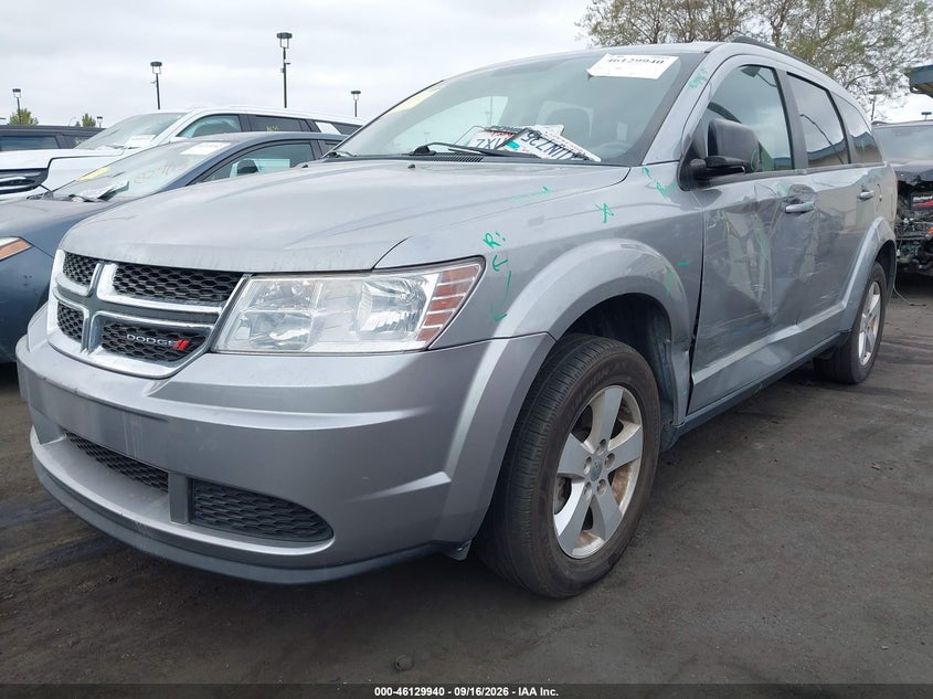 2017 Dodge Journey, Лівий бік, IAAI, VIN 3C4PDCABXHT508236 — фото 2