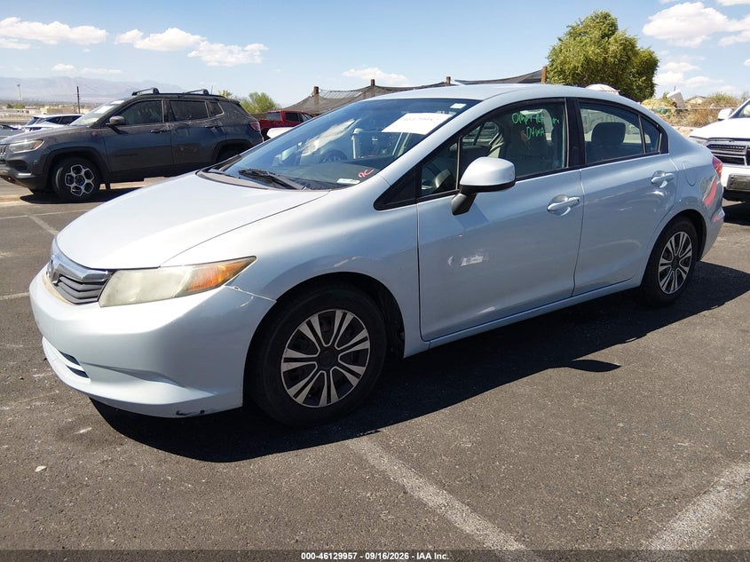 Vin: 19xfb2f54ce013428, lot: 46629677, honda civic lx 20122