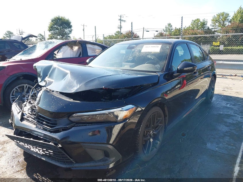 Vin: 2hgfe2f54nh595191, lot: 46629730, honda civic sport 20222