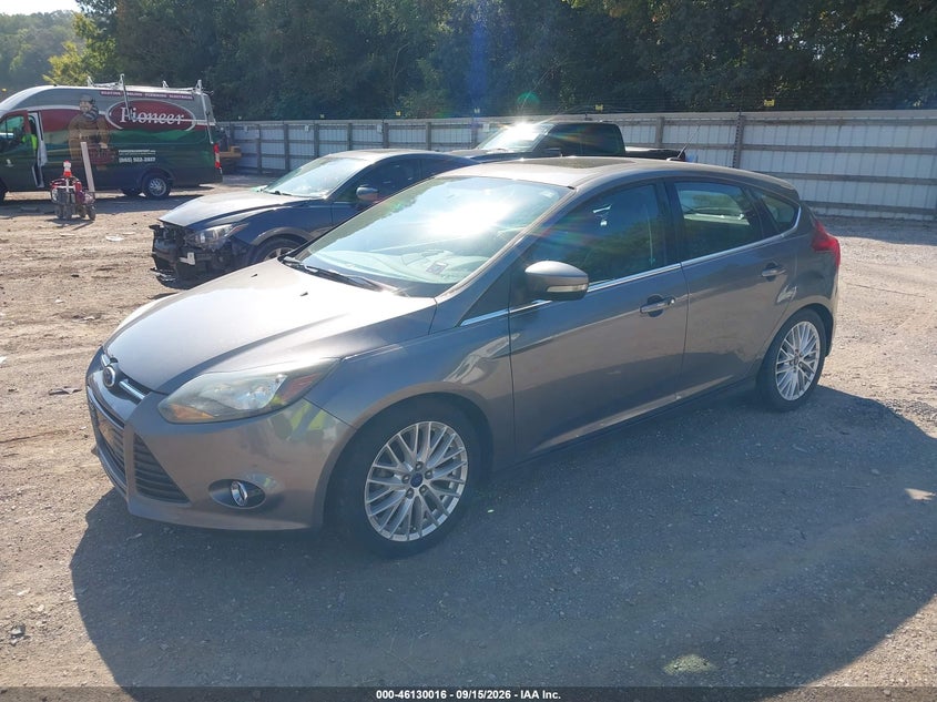 Vin: 1fadp3n27el410749, lot: 46629736, ford focus titanium 20142