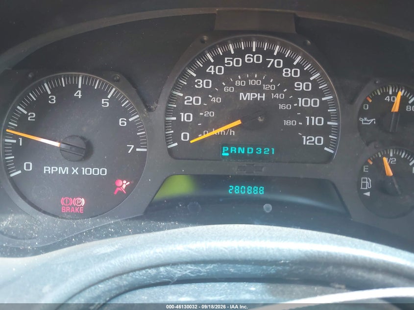 CHEVROLET TRAILBLAZER EXT 2003 VIN 1GNES16S536129245