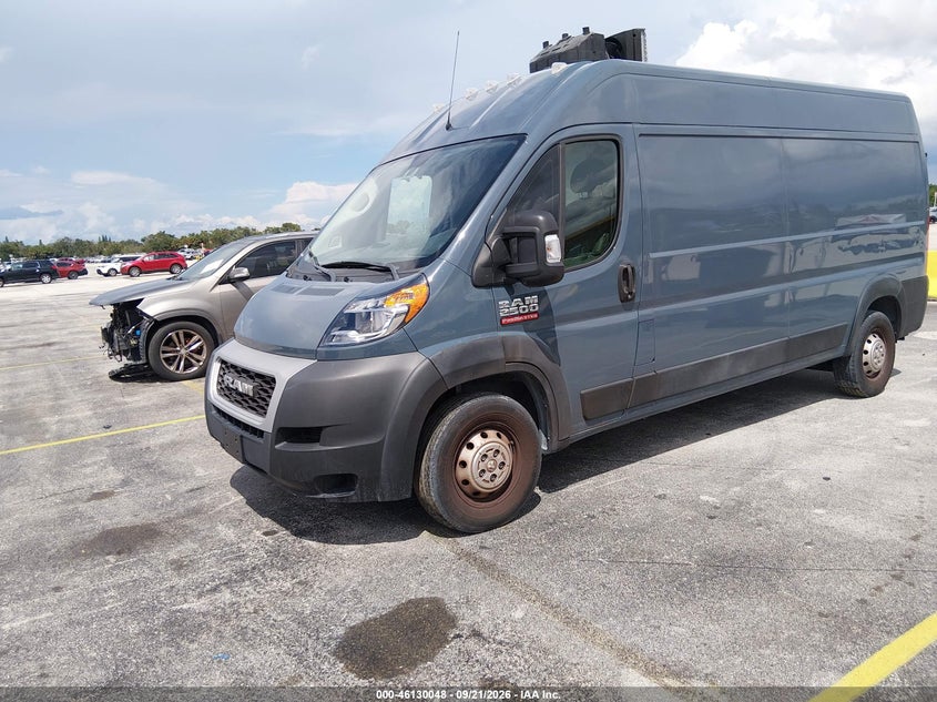 Vin: 3c6trvdg2ke516935, lot: 46629768, ram promaster 2500 high roof 159 wb 20192
