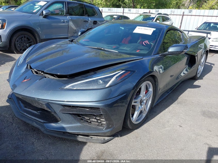 2020 Chevrolet Corvette Stingray, Undercarriage, IAAI, VIN 1G1Y72D43L5102321 — photo 2