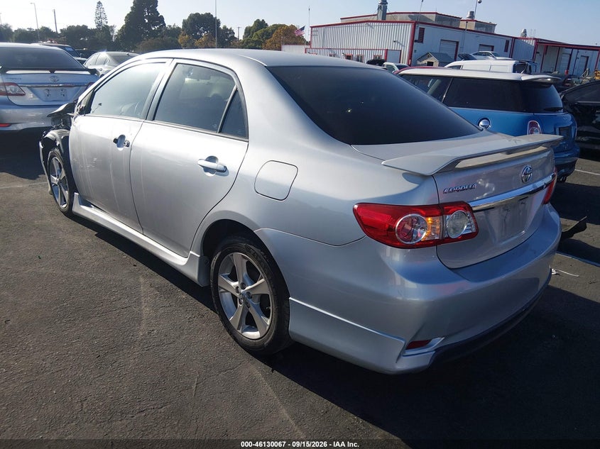 Vin: 5yfbu4ee8cp047473, lot: 46629787, toyota corolla s 20123