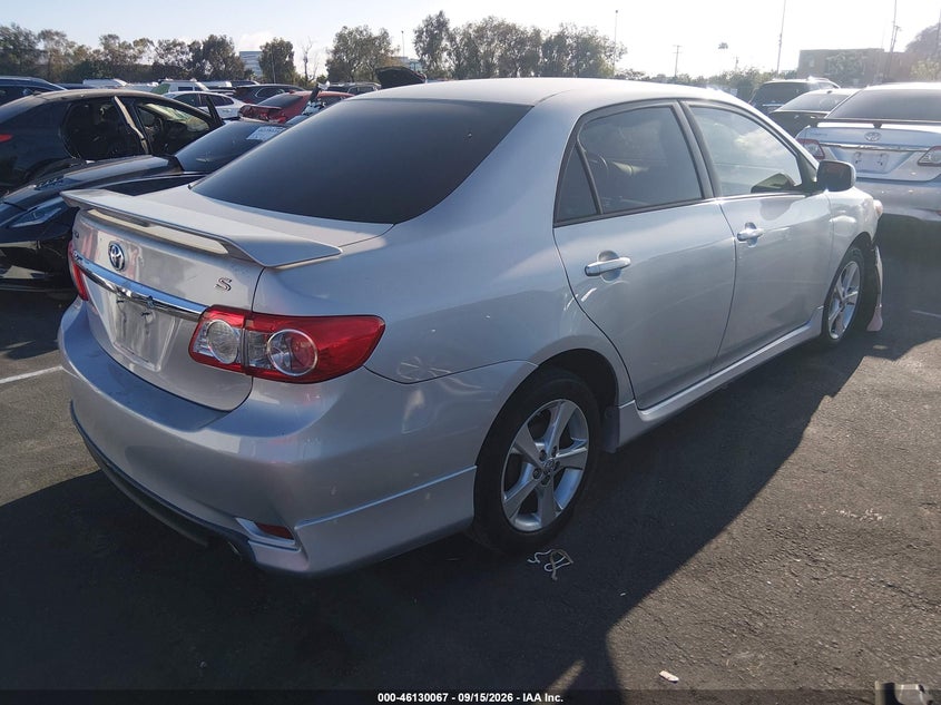 Vin: 5yfbu4ee8cp047473, lot: 46629787, toyota corolla s 20124