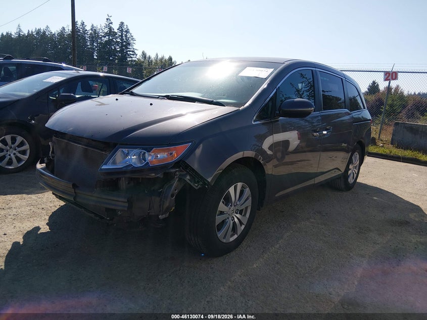 Vin: 5fnrl5h32gb112529, lot: 46629794, honda odyssey se 20162