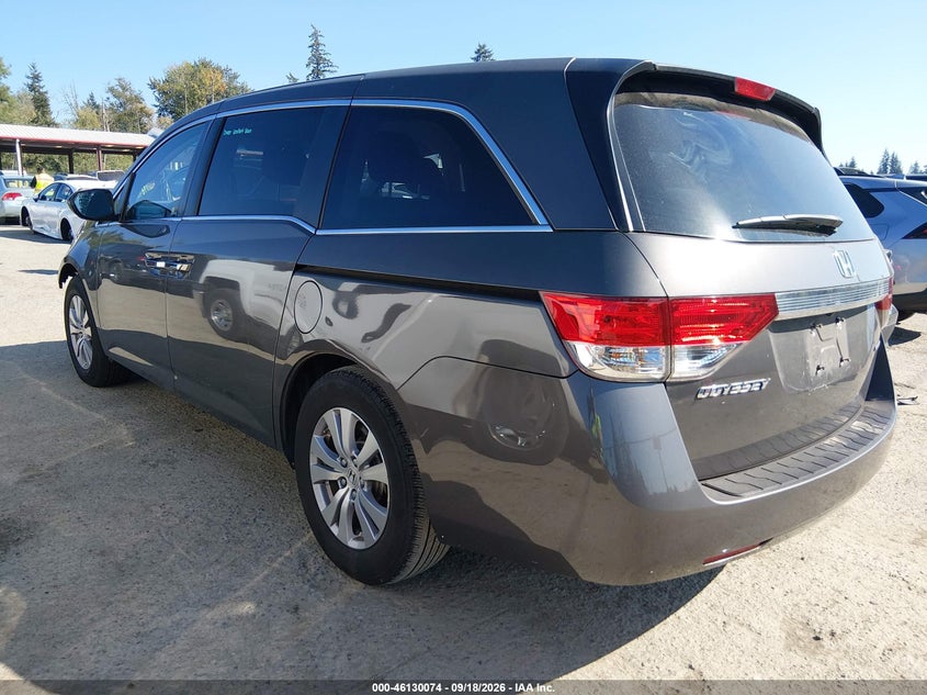 Vin: 5fnrl5h32gb112529, lot: 46629794, honda odyssey se 20163