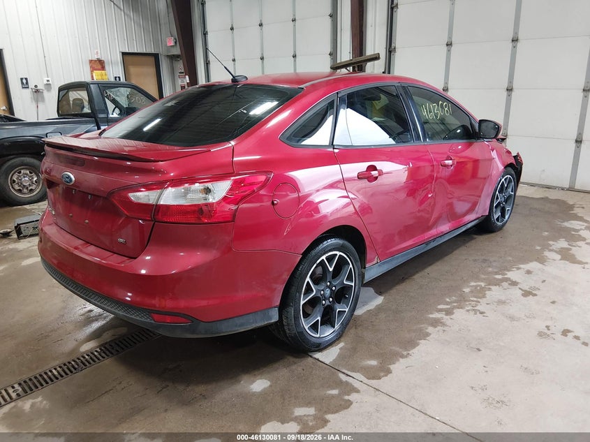 Vin: 1fahp3f24cl324151, lot: 46629801, ford focus se 20124