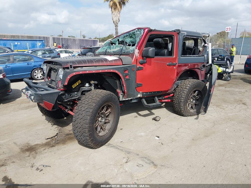 Vin: 1c4ajwbg9cl222599, lot: 46629856, jeep wrangler sahara 20122