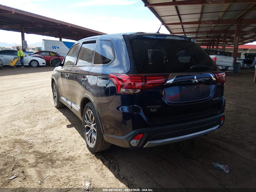 Vin: ja4ad2a30gz013215, lot: 46629861, mitsubishi outlander es 20163