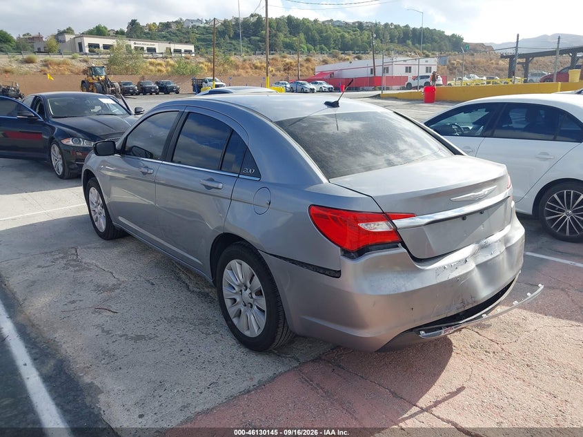 Vin: 1c3ccbab8dn686835, lot: 46629865, chrysler 200 lx 20133