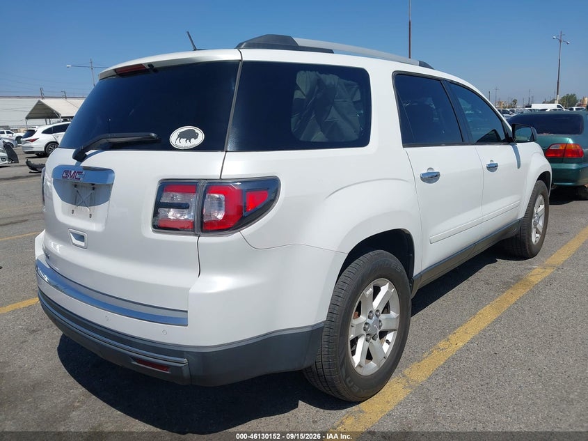 Vin: 1gkkrpkdxgj291641, lot: 46629872, gmc acadia sle-2 20164