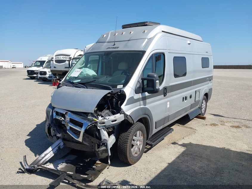 Vin: 3c6trvdg2je142437, lot: 46629873, ram promaster 2500 high roof 159 wb 20182