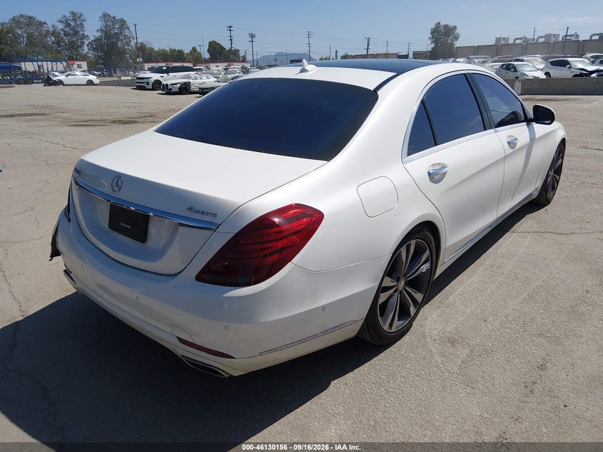 Vin: wddug8fb4ga206470, lot: 46629876, mercedes-benz s 550 4matic 20164